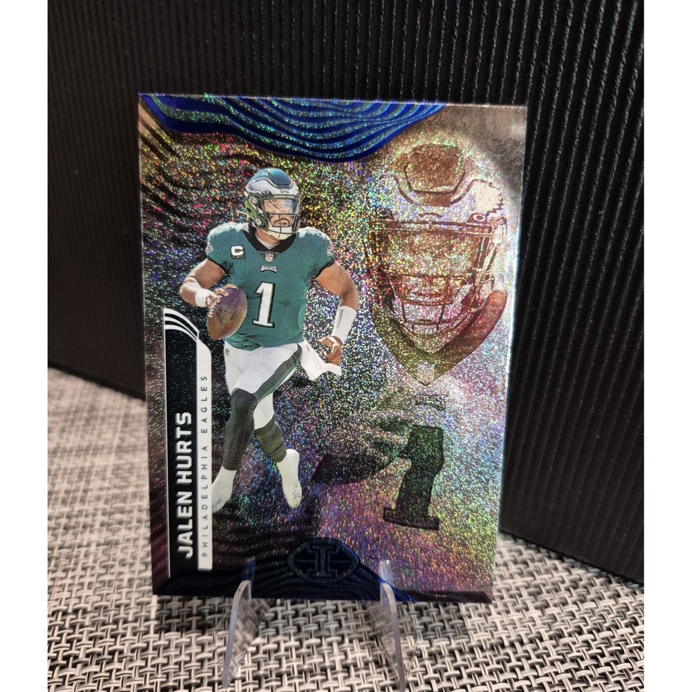 2022 Panini Illusions Jalen Hurts #79 Trophy Collection Stardust SP Eagles